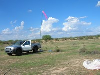 Wind Sock at Landing (768x576, 369.5 kilobytes)